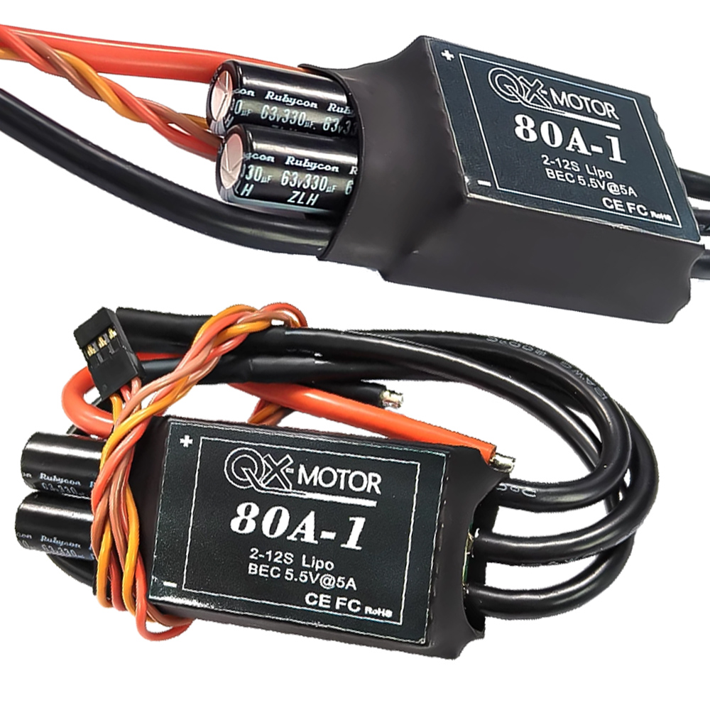 Brushed Drone Motor - 80A 2-12S ブラシレス ESC 高圧スピードコントローラー、5.5V 5A