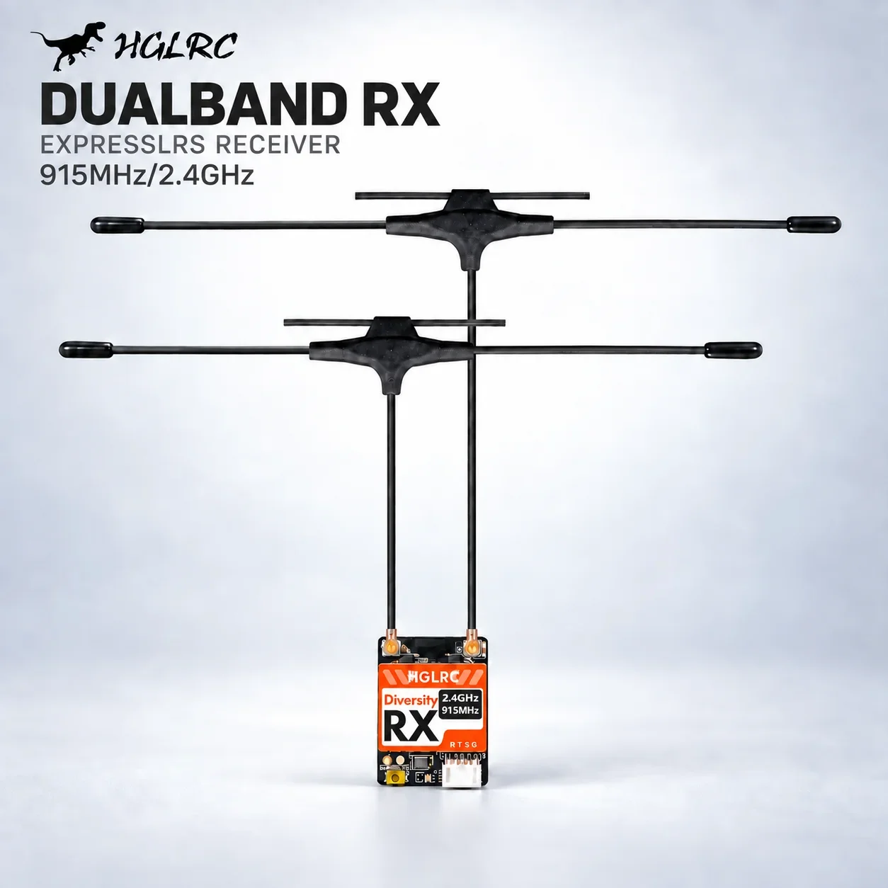 Drone Antenna - HGLRC デュアルバンド RX ExpressLRS 受信機 915MHz