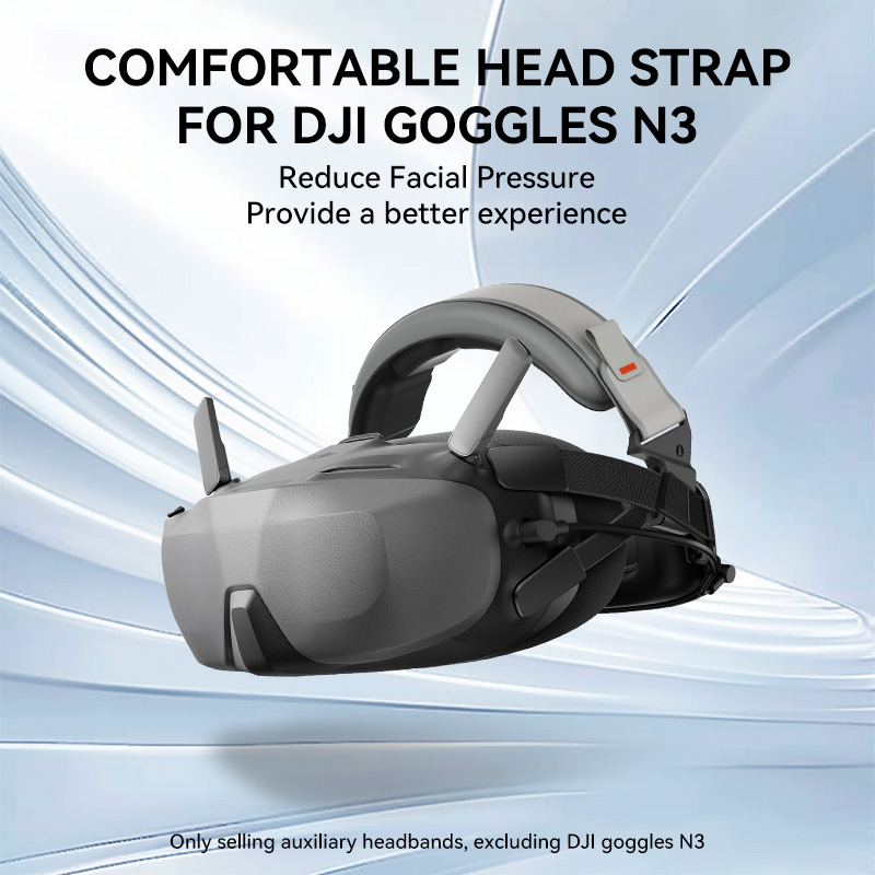 Drone Goggles Dji - DJI NeoゴーグルN3用RCSTQ補助ヘッドバンド、Avata 2 N3用アイグラス圧力緩和快適ヘッドバンド、ドローンアクセサリー