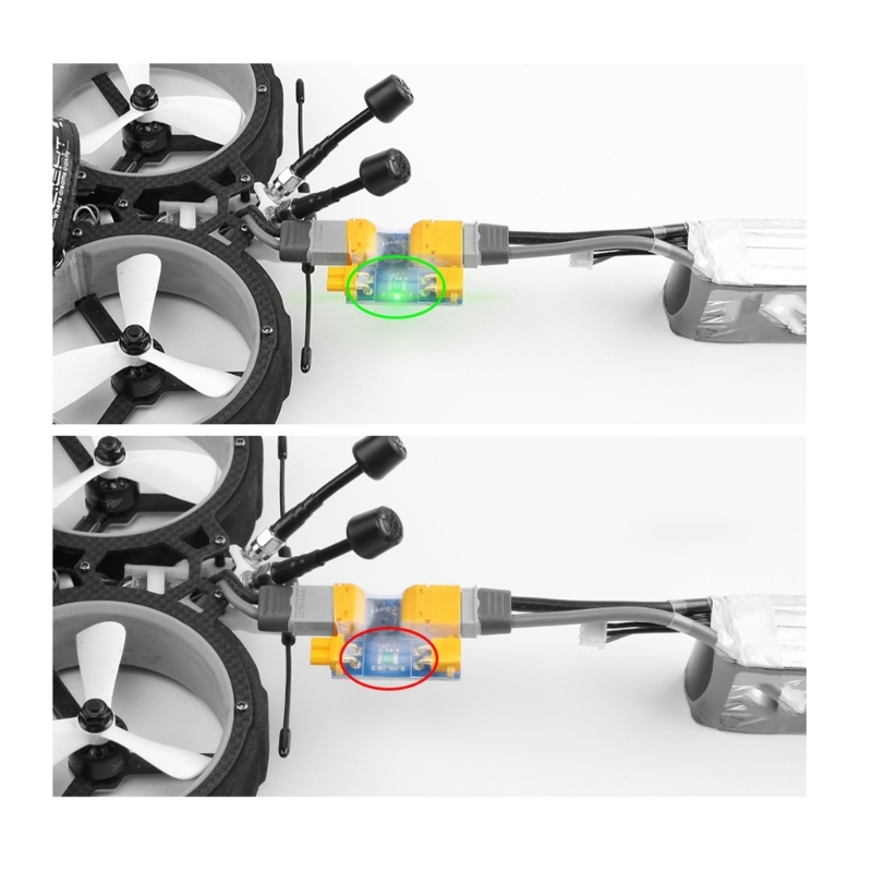 Smoke Stopper - XT30 XT60/XT90 煙ストッパーアラームブザー付き短絡保護安全検査 2-6S FPV レーシングドロップシッピング