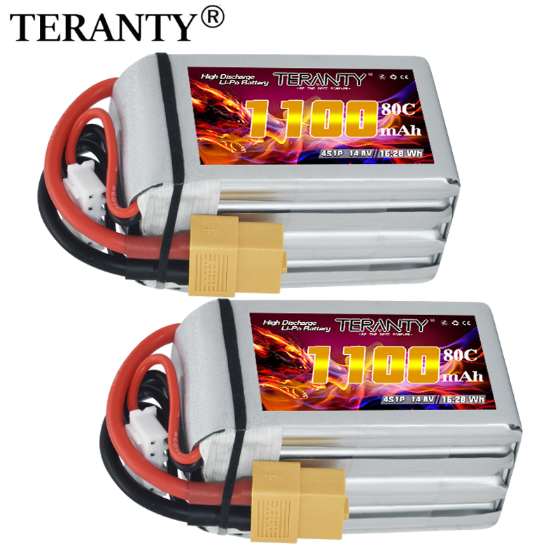 Lipo Battery 4S - TERANTY 4S 1100mAh 80C/160C リポバッテリー RC