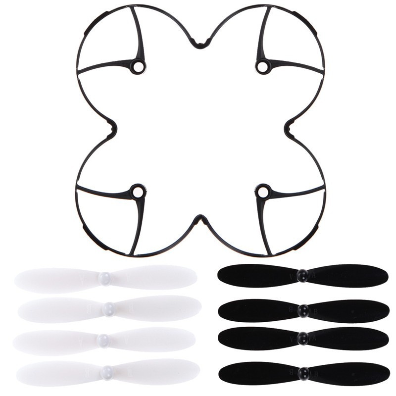 Propeller Guard - Hubsan X4/X6 プロペラガードリング + 8 個の小道具
