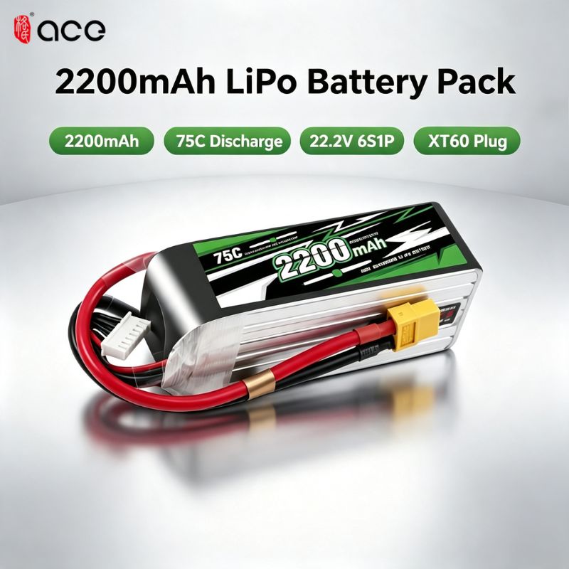 Lipo Battery 6S - NEW Gens ACE 22.2V リポバッテリー 2200mAh