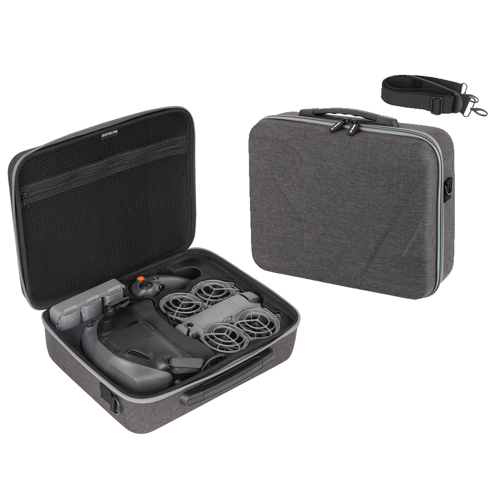 Drone Goggles Dji - DJI NEO2 およびゴーグル N3 用キャリングケース、ショルダーストラップ付き大容量ハードケース収納バッグ、Neo2 ドローンアクセサリー用ドローン