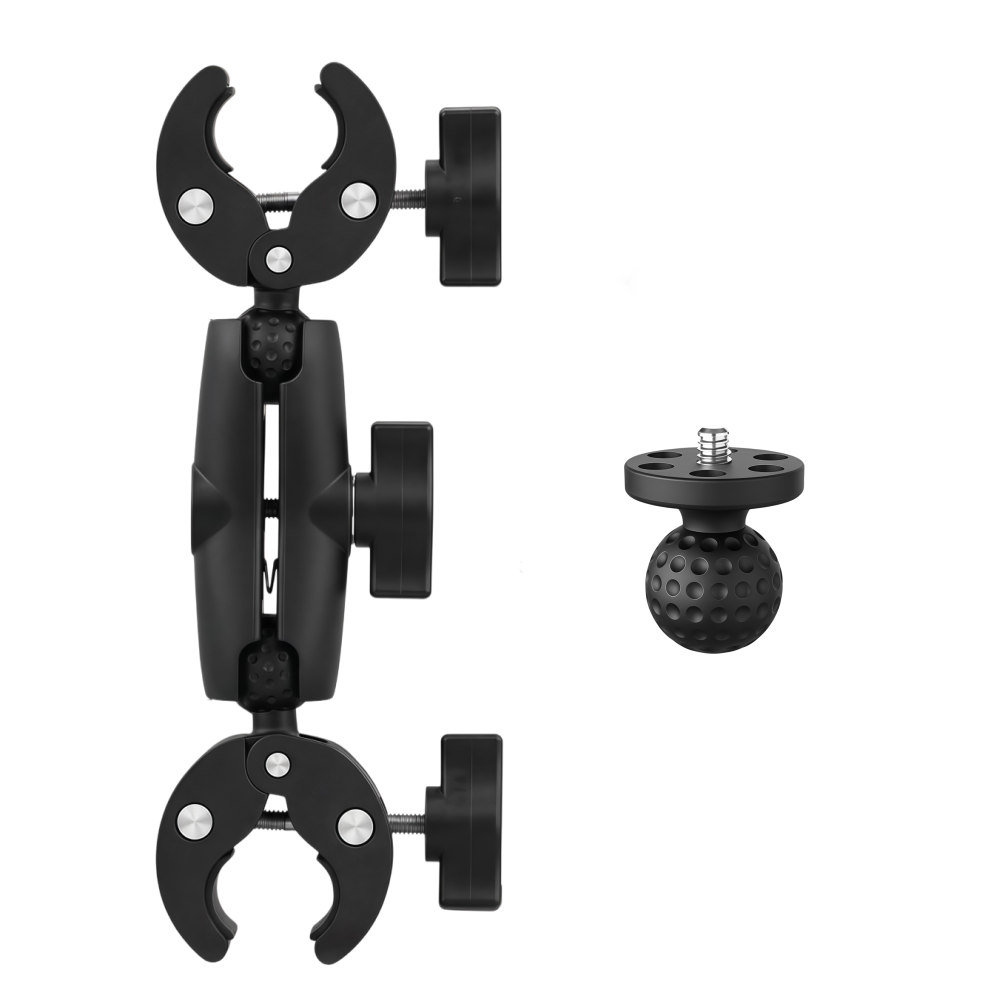 Runcam Camera - ダブルクリップカニ型スーパーカメラブラケット DJI Action6 5Pro GoPro Insta360