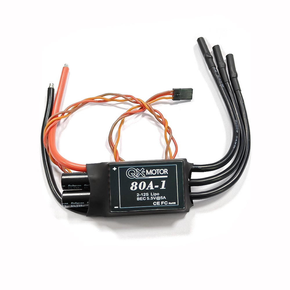 80A 2-12S ブラシレス ESC 高圧スピードコントロ - Brushed Drone Motor のレビューと価格