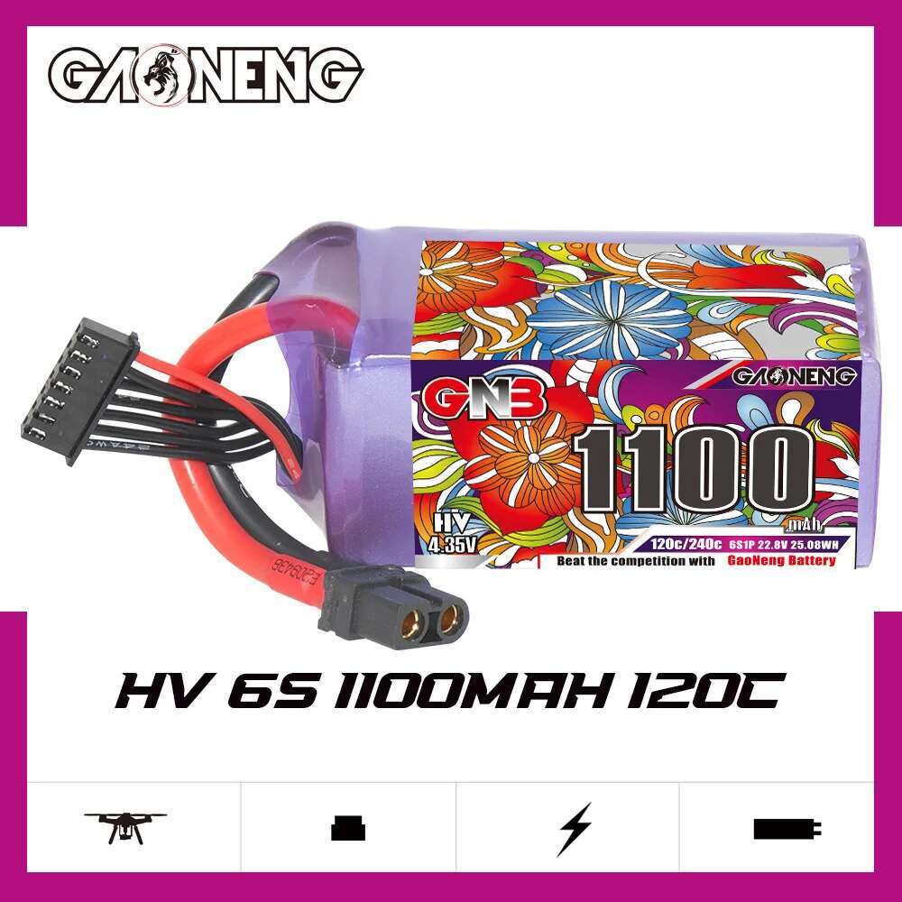 2 個 GNB 6S Lipo バッテリー 22.8V 11 - Lipo Battery 6S のレビューと価格