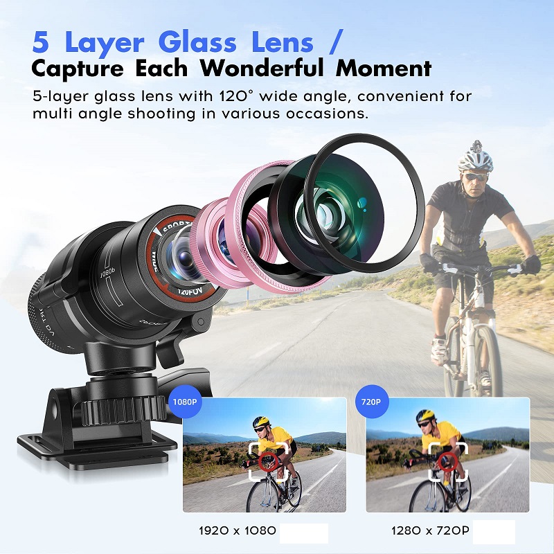 ミニスポーツDSVアクションカメラ、懐中電灯ヘルメット、フル - Runcam Camera のレビューと価格