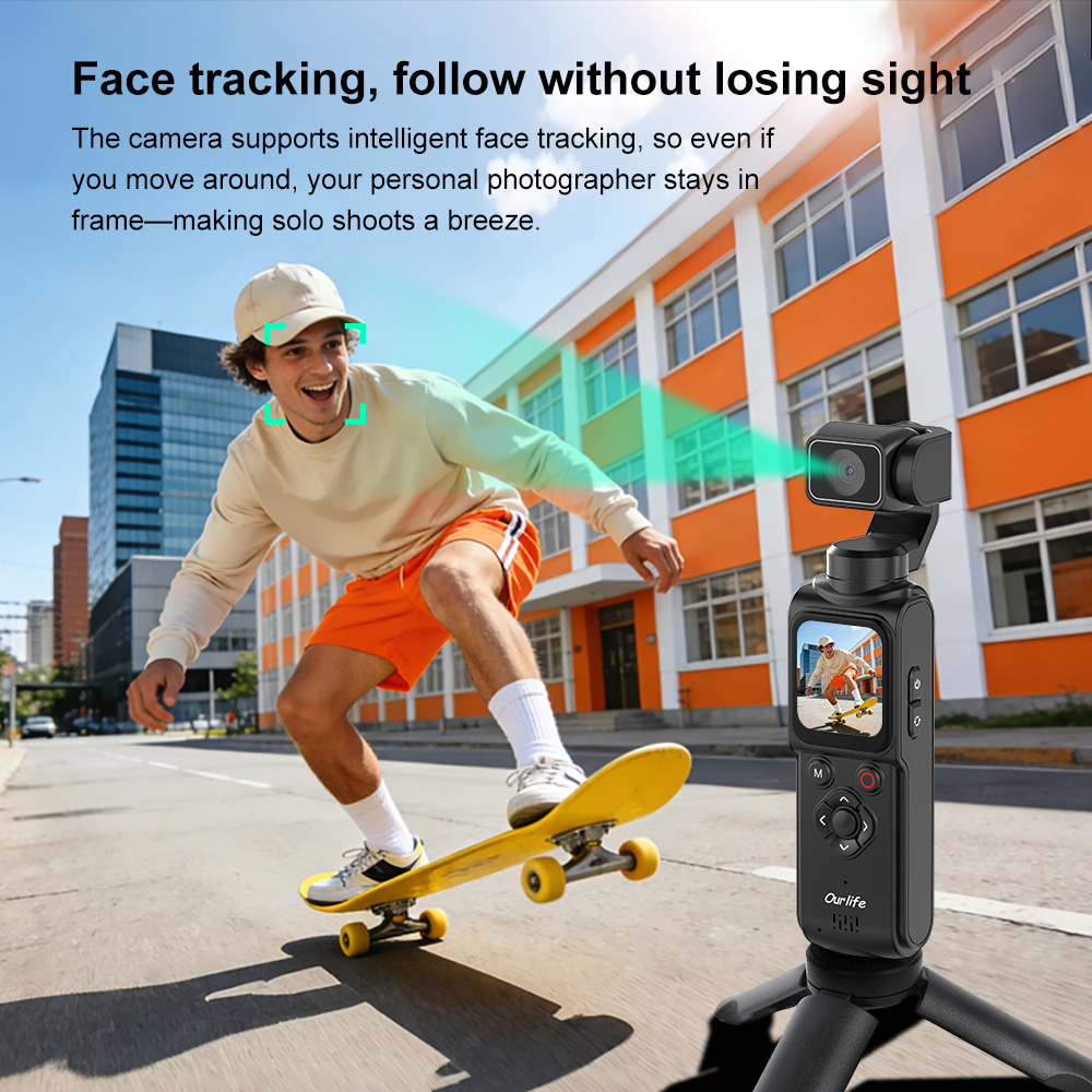 Ourlife 4Kアクションカメラ330 °   顔追跡ジ - Runcam Camera のレビューと価格
