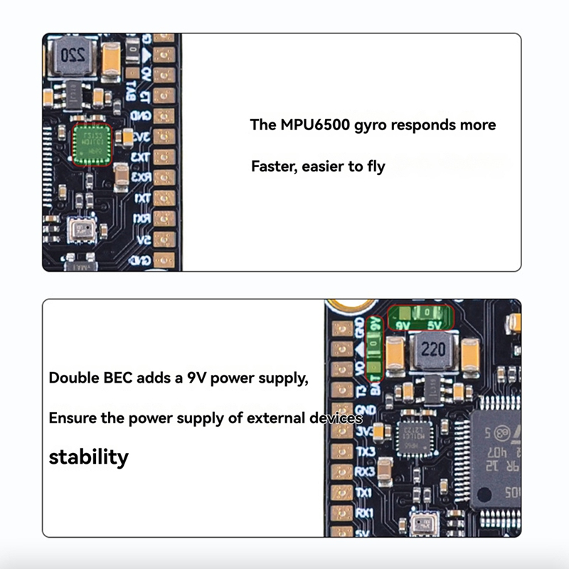 80A+F405/F722 STACK 13インチFPVドロ - Flight Controller のレビューと価格