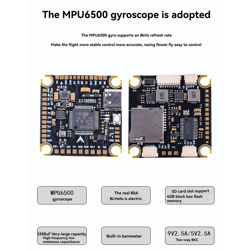 80A+F405/F722 STACK 13インチFPVドロ - Flight Controller のレビューと価格