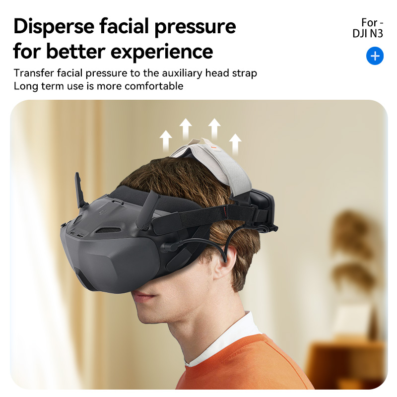 DJI NeoゴーグルN3用RCSTQ補助ヘッドバンド、Av - Drone Goggles Dji のレビューと価格