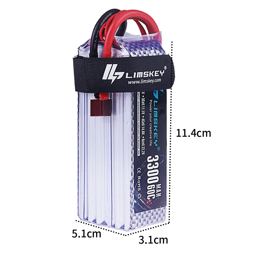 新品 3300mAh 22.2V 60C 6S リポバッテリ - Lipo Battery 6S のレビューと価格
