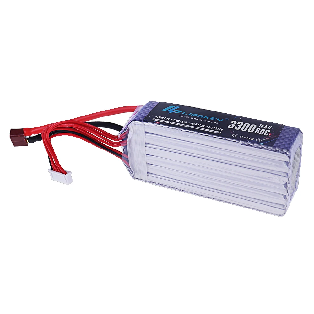 新品 3300mAh 22.2V 60C 6S リポバッテリ - Lipo Battery 6S のレビューと価格