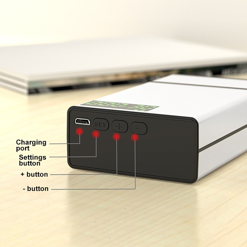 スマートタバコボックス アルミ製 自己規律タイマーロックボッ - Smoke Stopper のレビューと価格