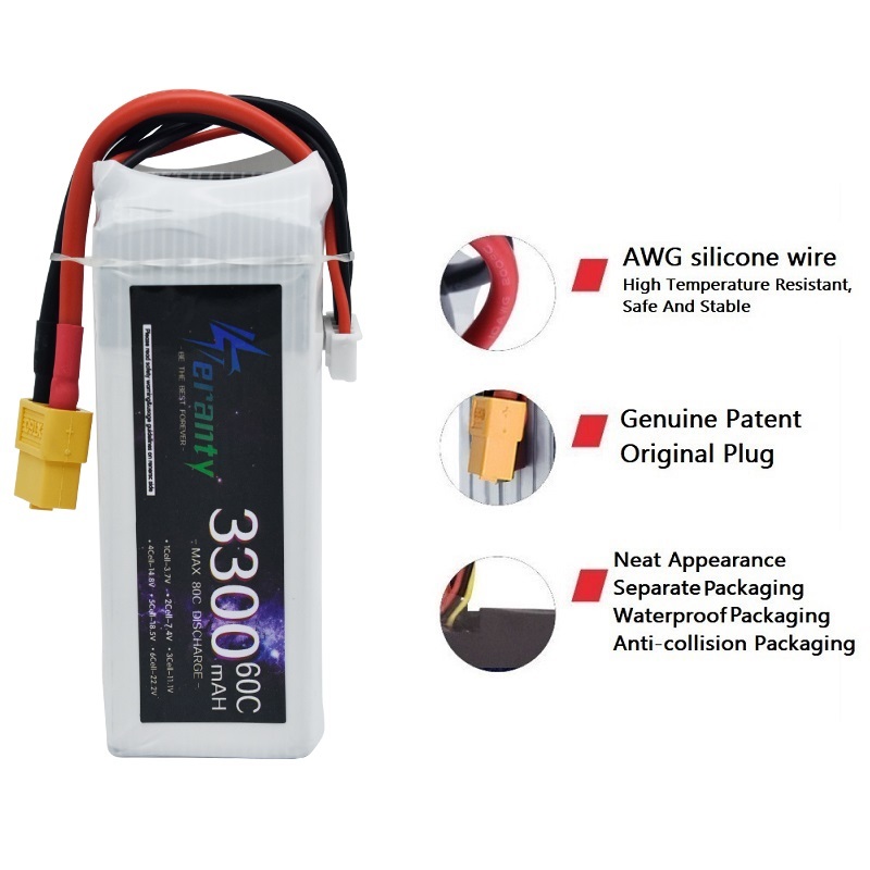 Rc fpvレーシングドローン用の充電式バッテリー,xt60 - Lipo Battery 4S のレビューと価格
