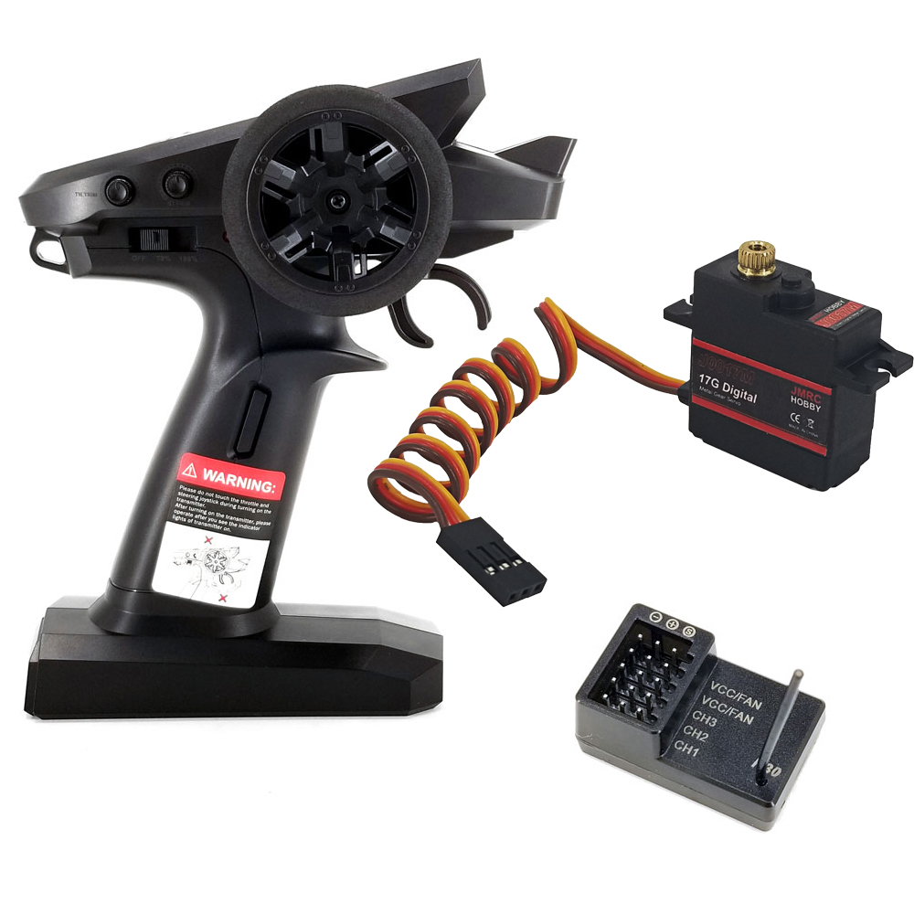 3 チャンネル 2.4GHz 送信機 & 受信機 120 メ - Radio Transmitter 2.4Ghz のレビューと価格
