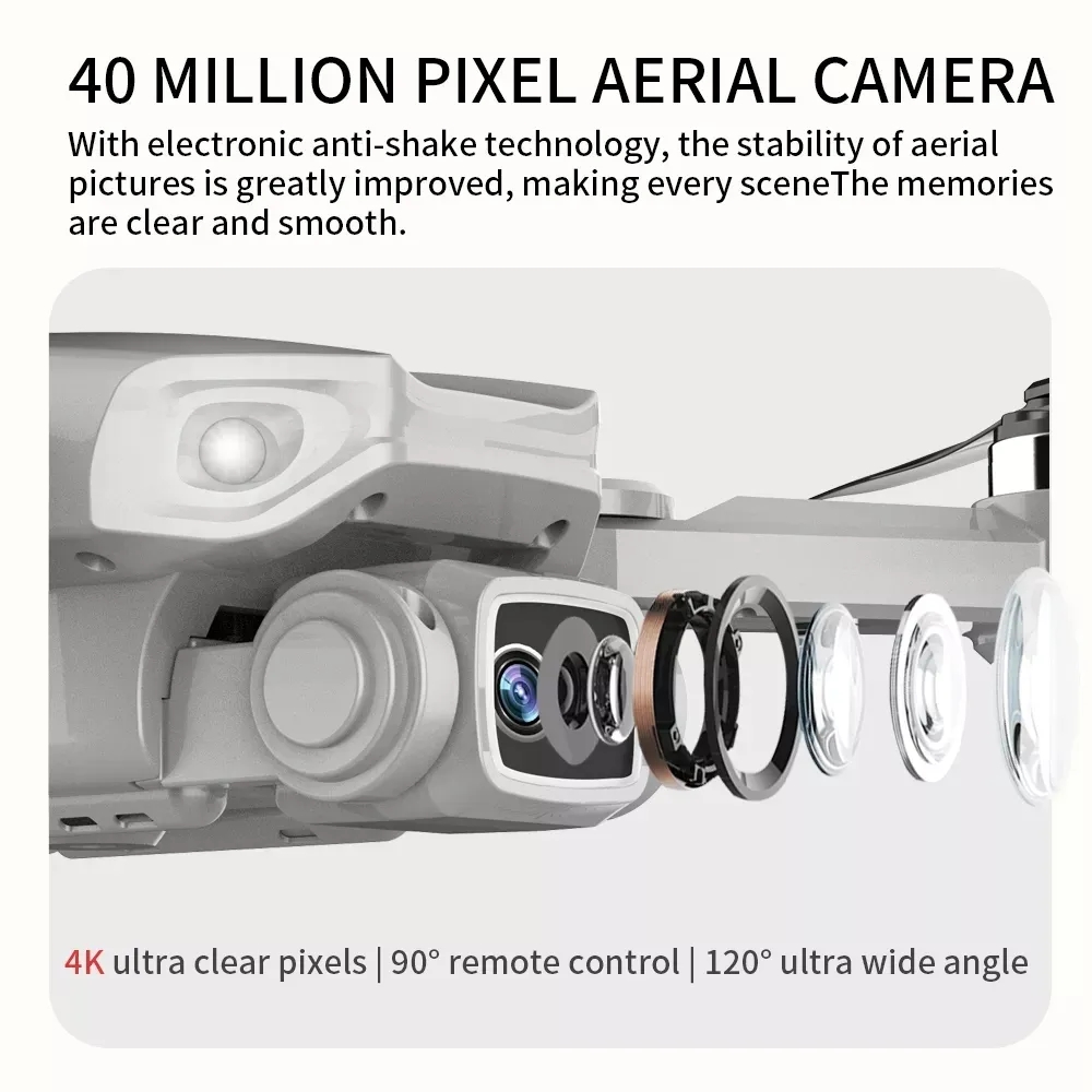 折りたたみ式ブラシレスドローンl900プロ,GPS, 4k, - Brushed Drone Motor のレビューと価格