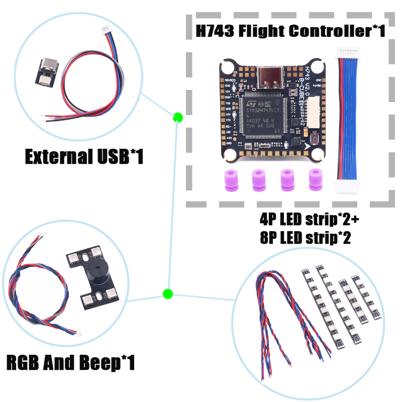 RCtoSky F4V3S PLUS F722 F745 H - F722 Flight Controller のレビューと価格