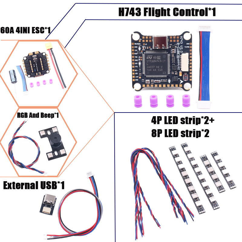 RCtoSky F4V3S PLUS F722 F745 H - F722 Flight Controller のレビューと価格