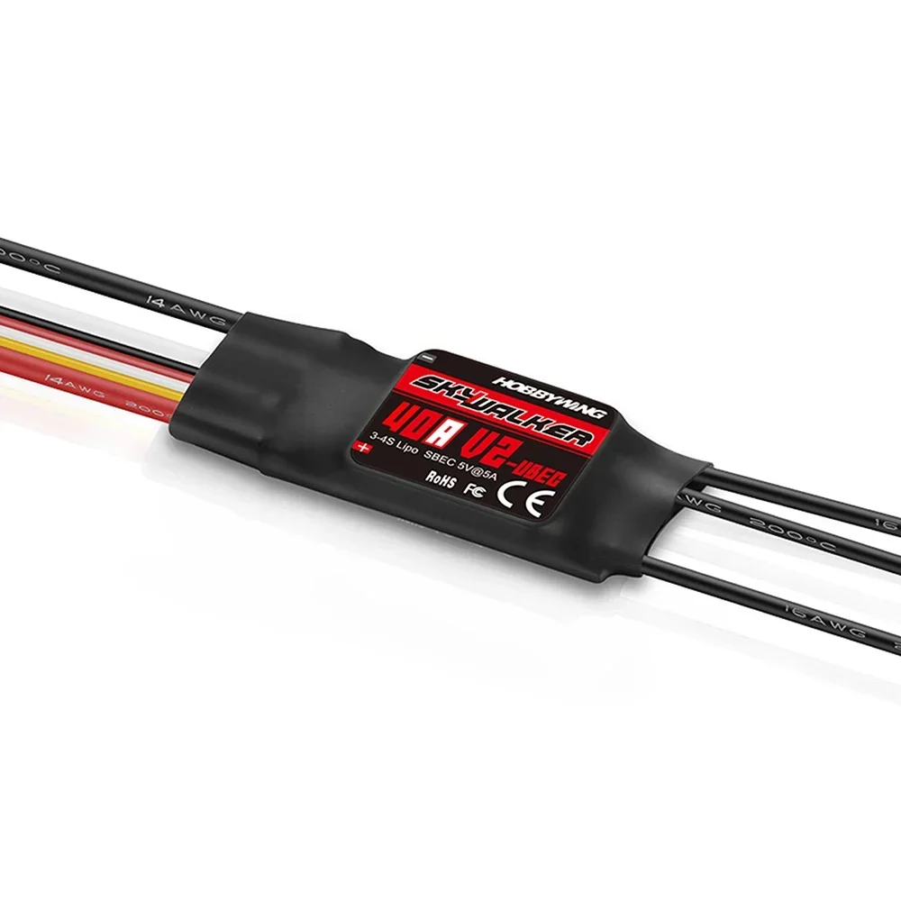 Hobbywing-Skywalker escスピードコント - Brushed Drone Motor のレビューと価格