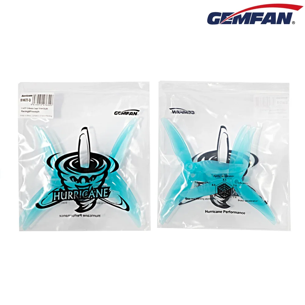 10ペア（10CW + 10CCW）Gemfan JB ハリ - 5 Inch Propeller のレビューと価格