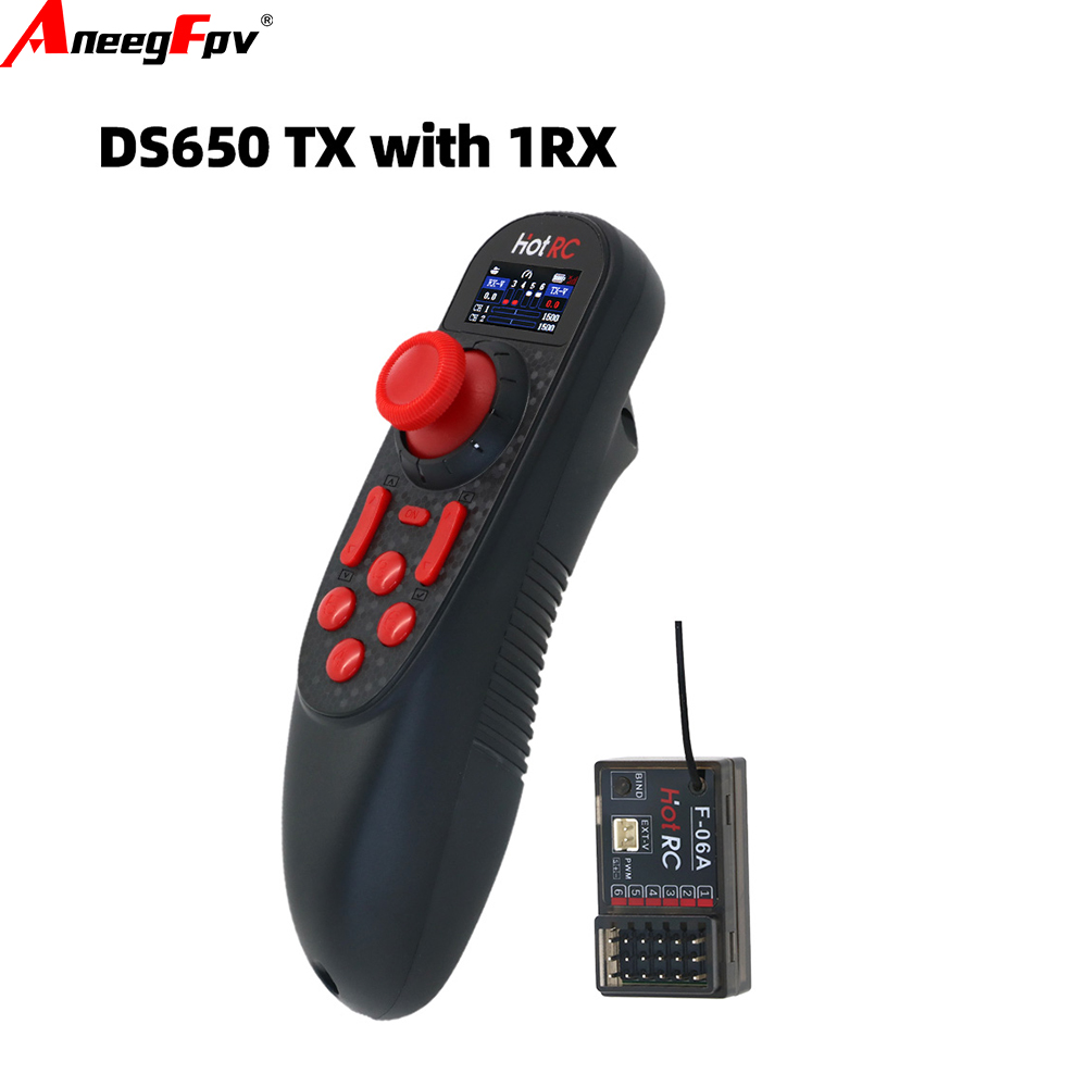 HOTRC Hot RC DS-650 DS 650 6CH - Radio Transmitter 2.4Ghz のレビューと価格
