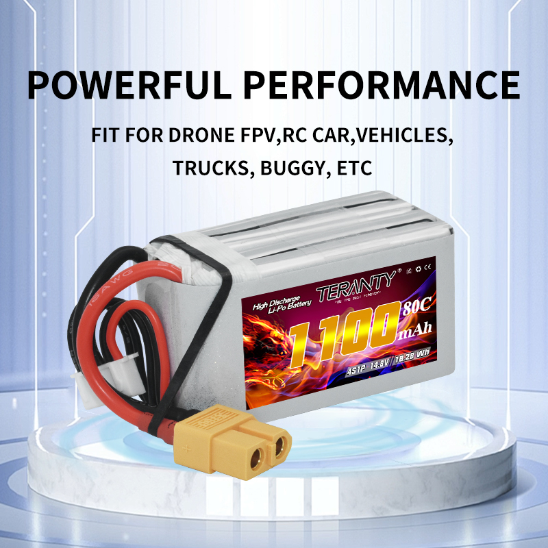 TERANTY 4S 1100mAh 80C/160C リポ - Lipo Battery 4S のレビューと価格
