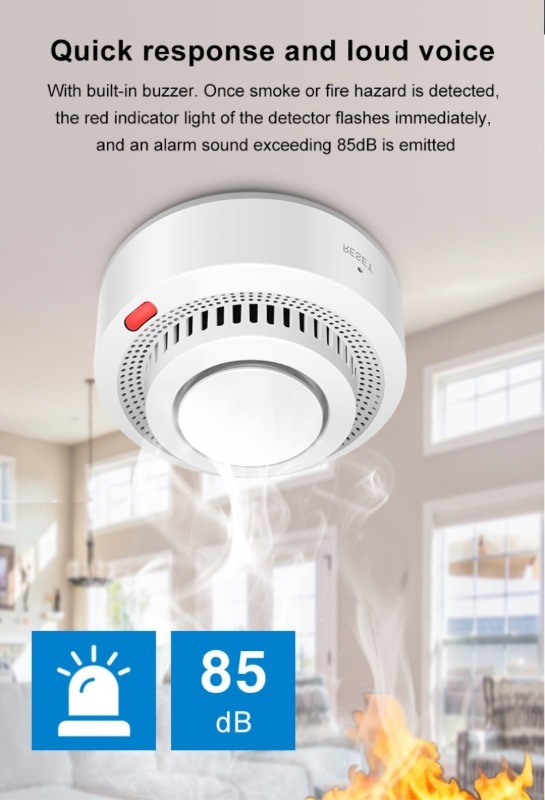 EWelink Zigbee スマート煙感知器 バッテリー駆 - Smoke Stopper のレビューと価格