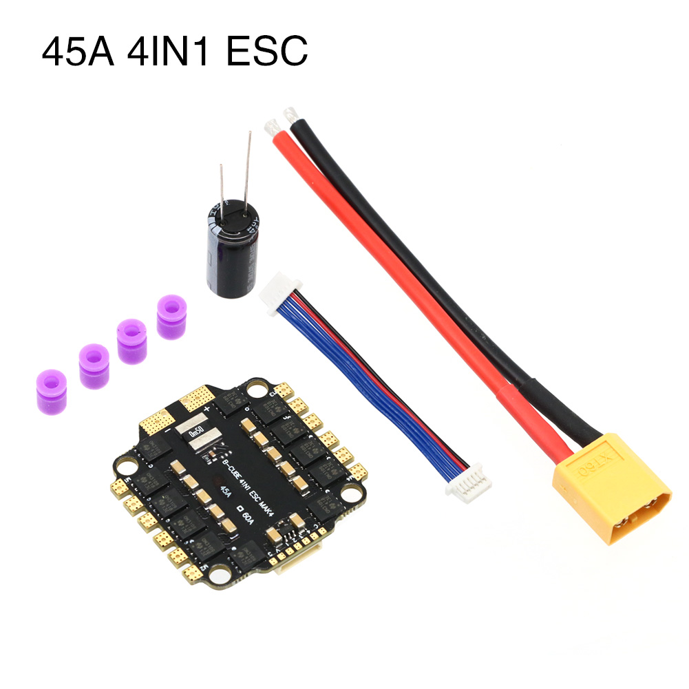 UAngel 4IN1 45A 60A ESC BLHELI - Lipo Battery 6S のレビューと価格