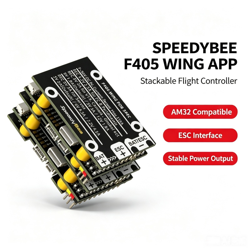 SpeedyBee F405 ウィングアプリ対応固定翼フライ - F405 Flight Controller のレビューと価格