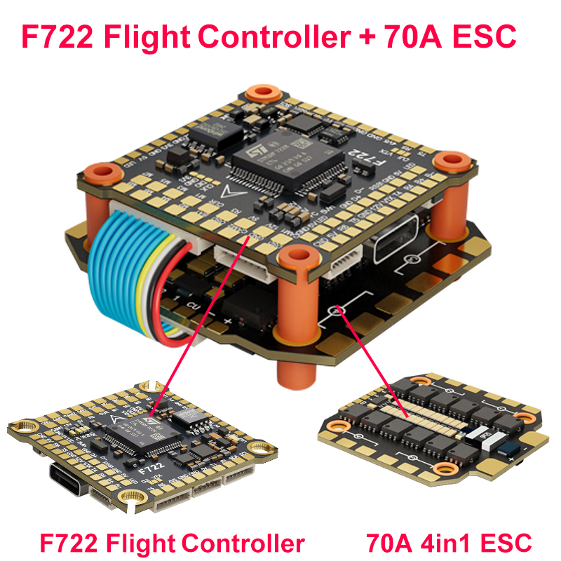 DAKEFPV F722 60A スタック ICM42688 - F722 Flight Controller のレビューと価格