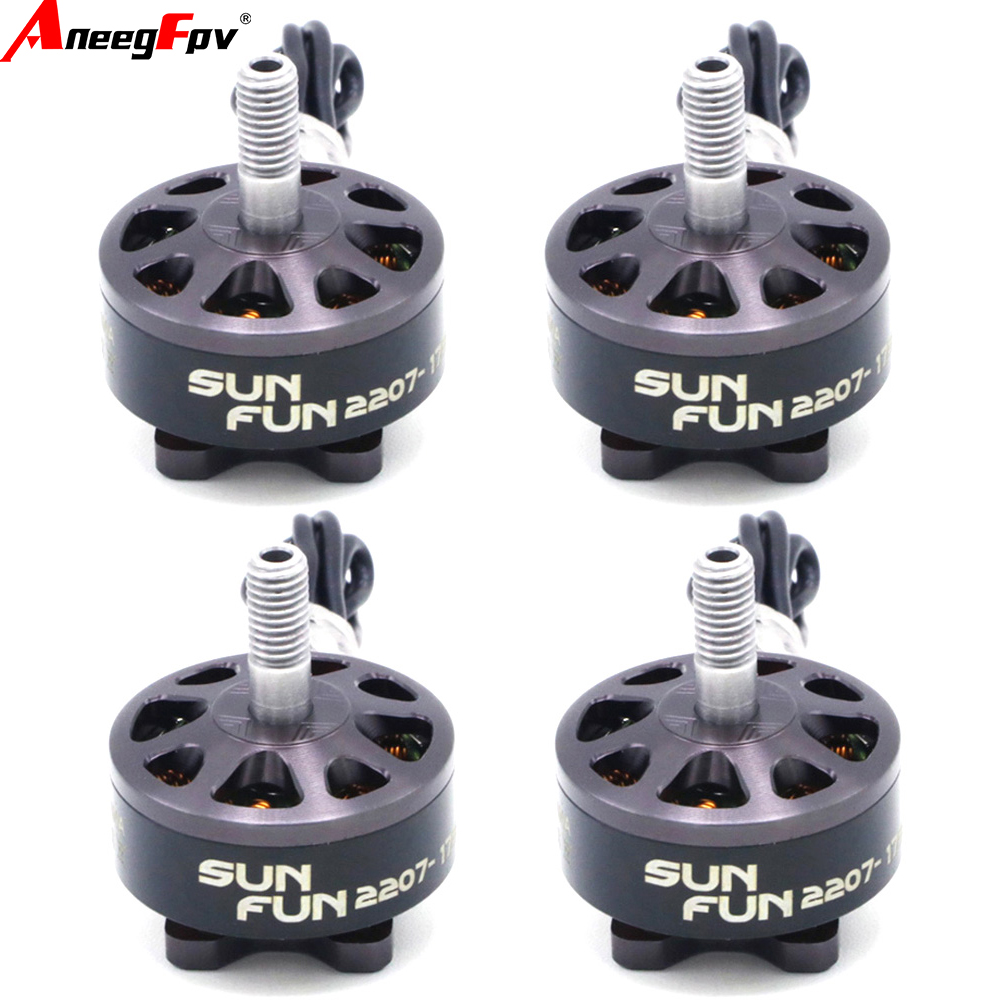 1/4個セット Sun Fun 2207 ブラシレスモーター - Brushed Drone Motor のレビューと価格