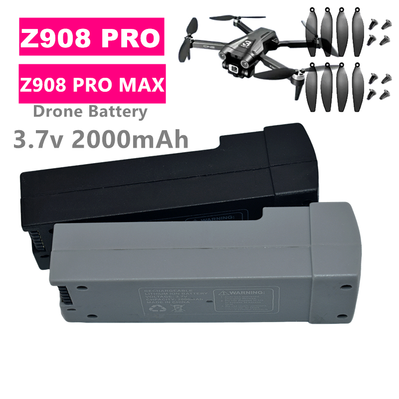 Z908 PRO ドローンバッテリー 3.7v 2000ma - Brushed Drone Motor のレビューと価格