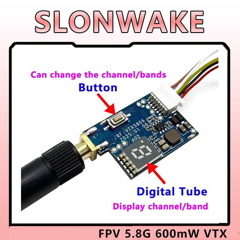 SLONWAKE 5.8G TS5823 PRO ミニアナロ - Analog Fpv Camera のレビューと価格