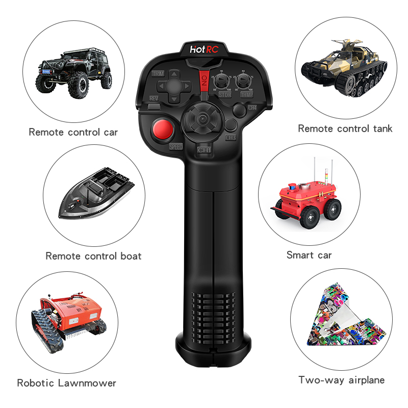 HotRC DS-4A 2.4GHz シングルハンド RC  - Radio Transmitter 2.4Ghz のレビューと価格