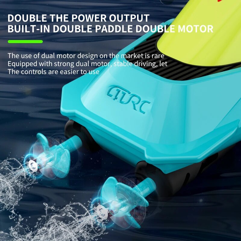 2.4 グラムミニ RC ボート 10 キロ/h 高速ボート - Radio Transmitter 2.4Ghz のレビューと価格