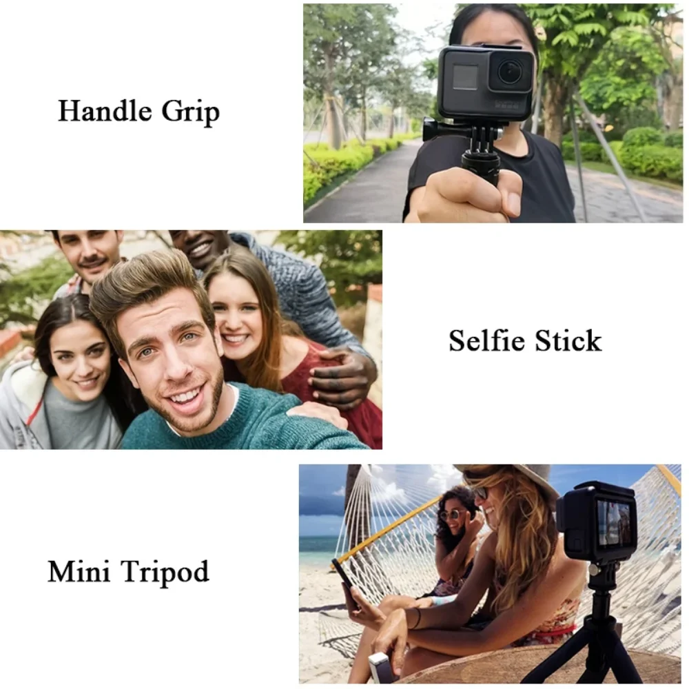 GoPro Hero 12,11,10用の拡張可能なミニ三脚 - Runcam Camera のレビューと価格