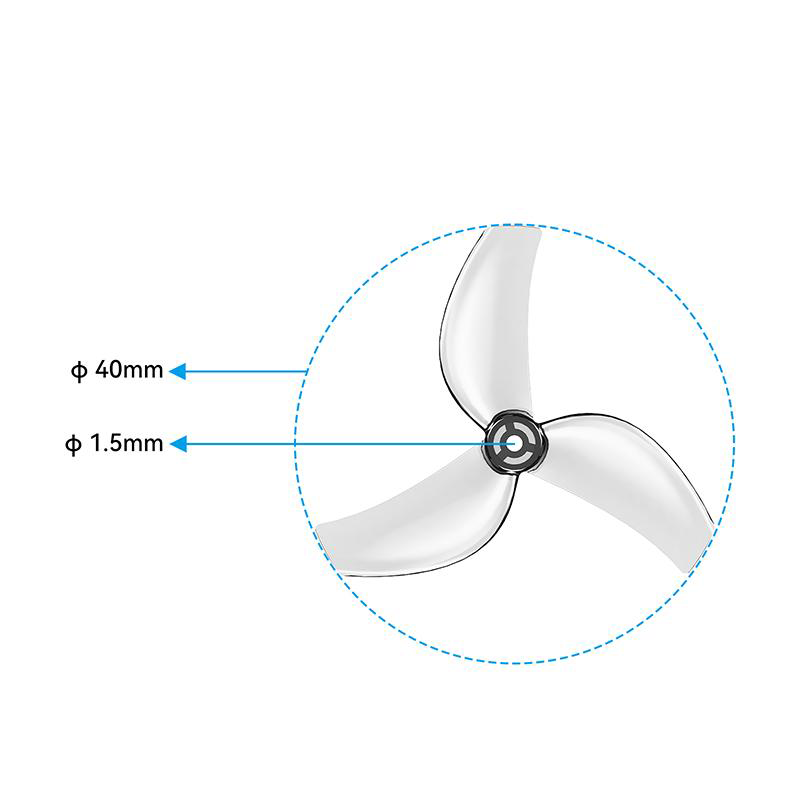 Gemfan-プロペラ1611, 3ブレードcw ccw,1 - Brushed Drone Motor のレビューと価格