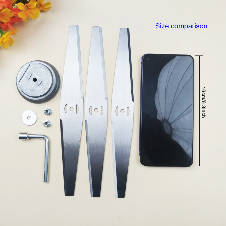 9.7インチのストレート芝刈り機ブレード3個、5つのアクセサ - 5 Inch Propeller のレビューと価格