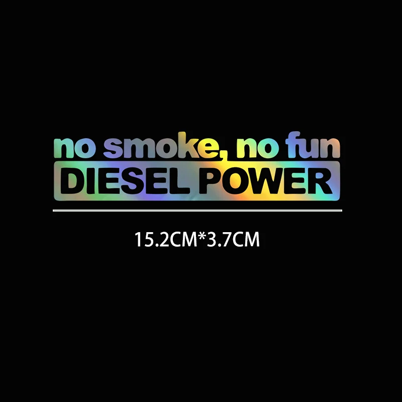 15.2X3.7CM 車のステッカー無煙無楽しいディーゼルパ - Smoke Stopper のレビューと価格