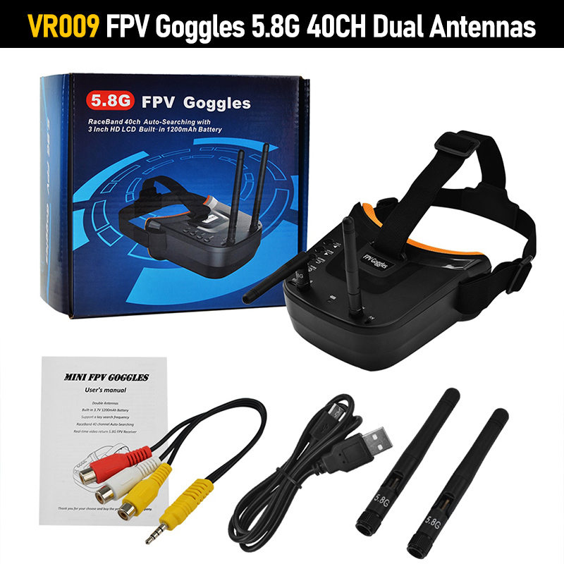 VR009 FPV ゴーグル 3.0 インチ 480*320 - Fpv Goggles のレビューと価格