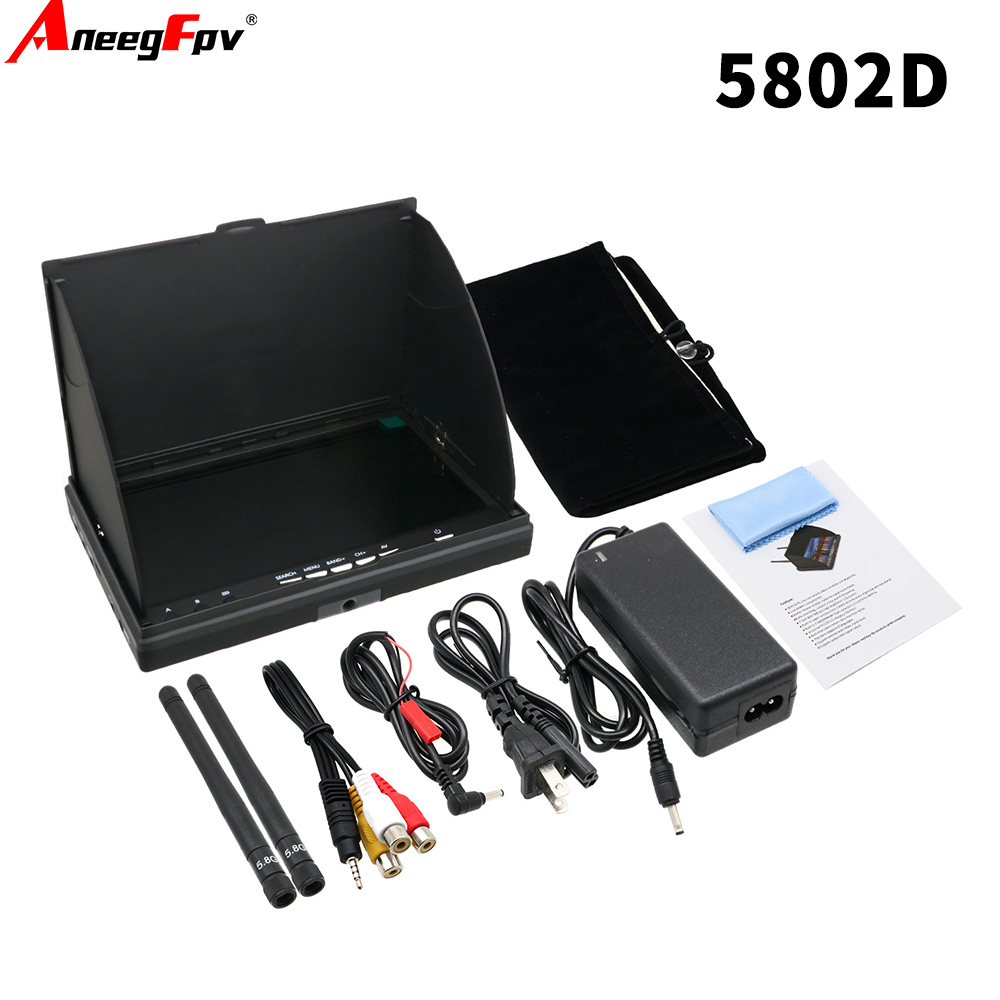 LCD5802D LCD5802S 7 インチ 5.8G 4 - Fpv Goggles のレビューと価格