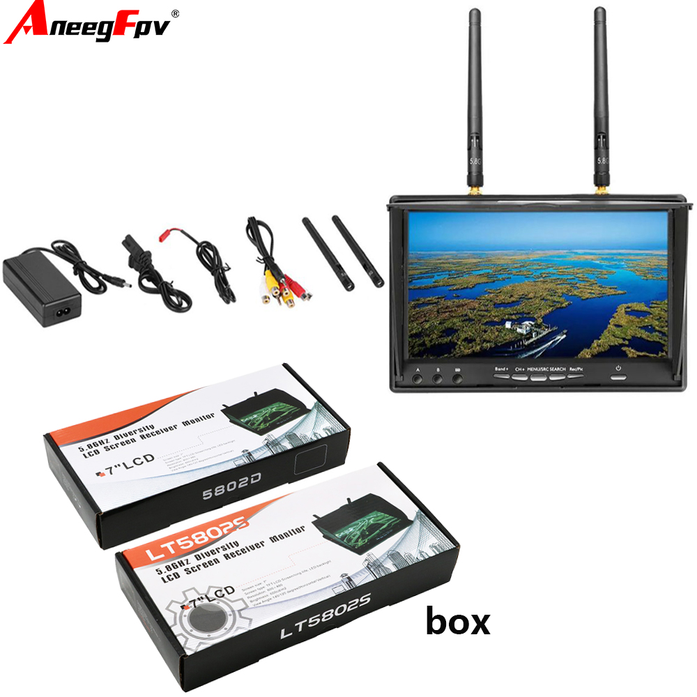 LCD5802D LCD5802S 7 インチ 5.8G 4 - Fpv Goggles のレビューと価格