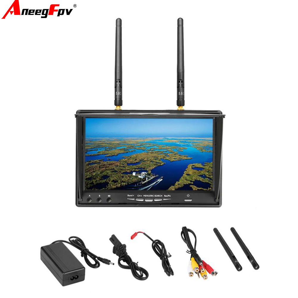 LCD5802D LCD5802S 7 インチ 5.8G 4 - Fpv Goggles のレビューと価格