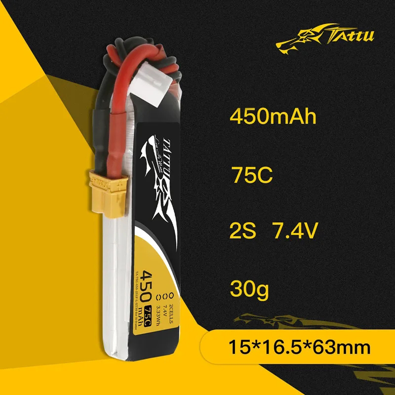 Tattu-ドローン用バッテリー,rcヘリコプター用,fpv - Lipo Battery 4S のレビューと価格