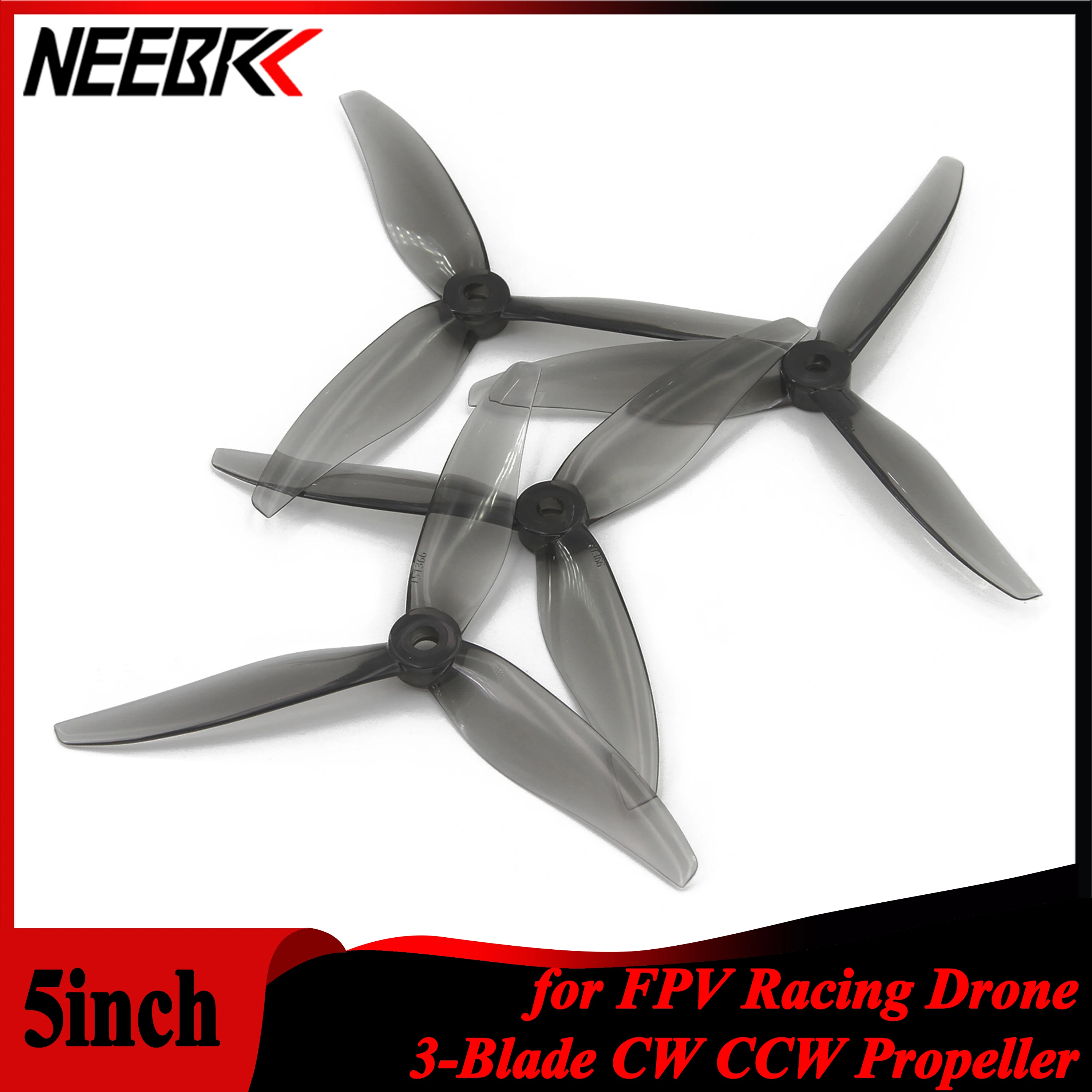 NEEBRC-3-Blade fpvレーシングドローン用プロ - 5 Inch Propeller のレビューと価格