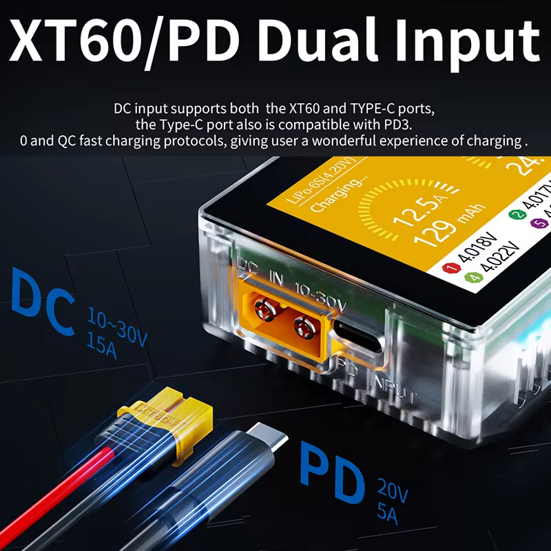 Hota-インテリジェントリポバランスチャージャー,lihv - Lipo Battery 6S のレビューと価格