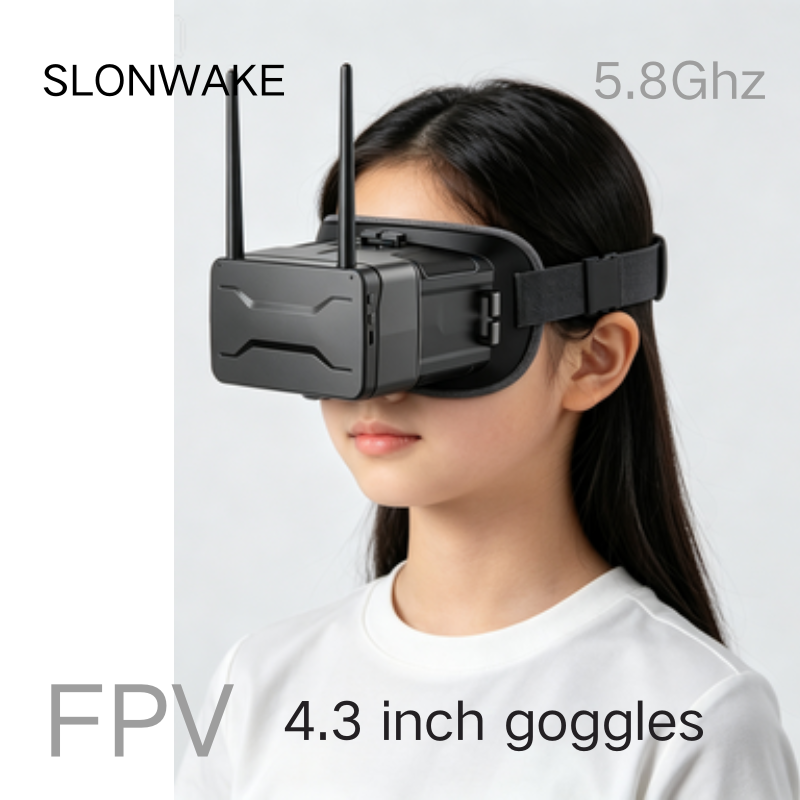 5.8G FPVゴーグル 4.3インチ 480*272ピクセ - Fpv Goggles のレビューと価格