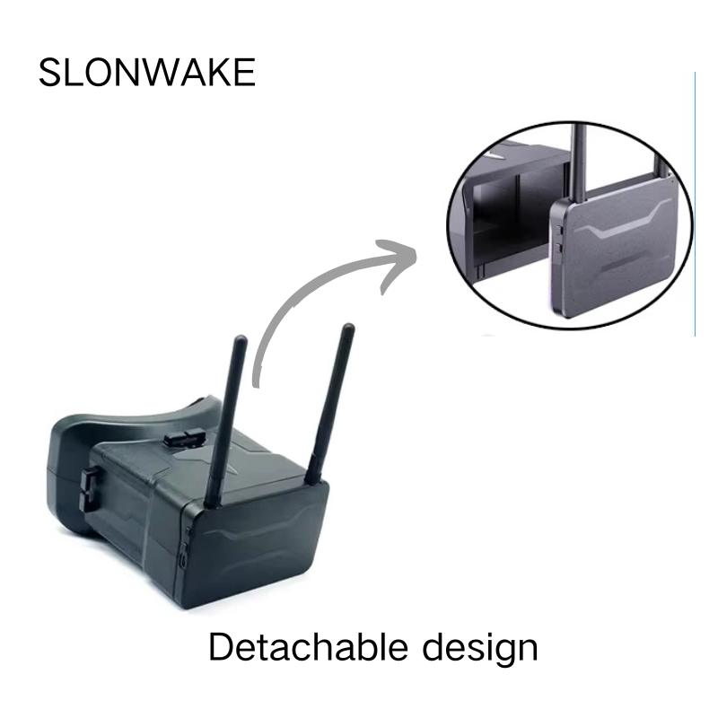 5.8G FPVゴーグル 4.3インチ 480*272ピクセ - Fpv Goggles のレビューと価格